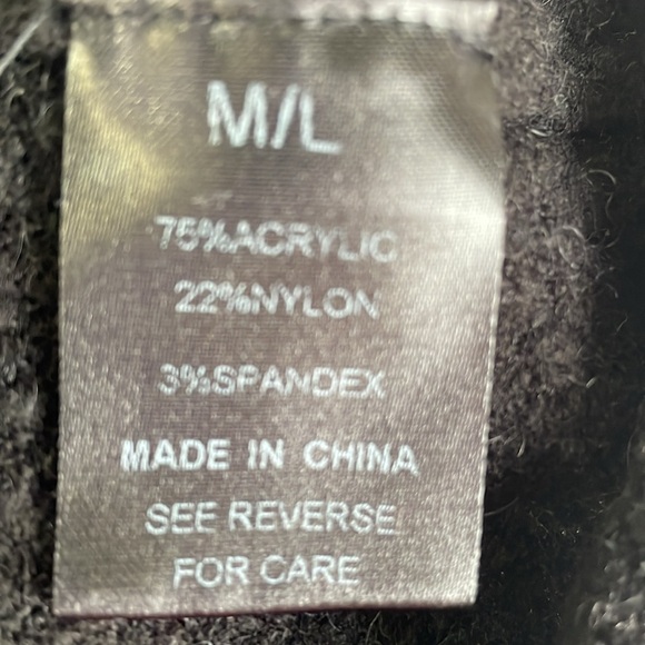 Wishlist Color Striped Black Sweater - Picture 6 of 6